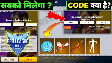 FFPL REDEEM CODE TODAY | SKY CRYSTAL TOKEN REDEEM CODE FREE FIRE