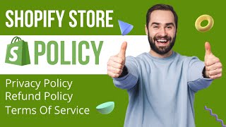 How to add Shopify Store Policy | Shopify Refund Policy | Privacy Policy | Terms of Service