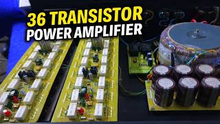Professional Sound System Amplifier | 36 Transistor Power Amp Review YOUSAF PRODUCTION