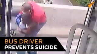 Bus Driver Saves Mother and Child from Suicide Attempt