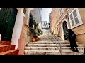 [4K] Gibraltar Silent Walk | Old Town | March 2024 | British Overseas Territory