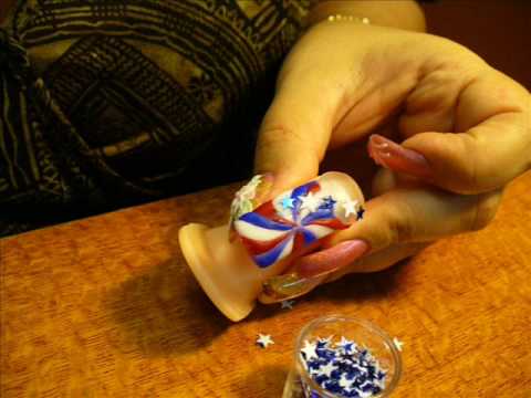 4th Of July Stars And Stripes Acrylic Nail You 4th Of July Stars And Stripes Acrylic Nail