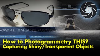Photogrammetry for Shiny/Transparent Objects