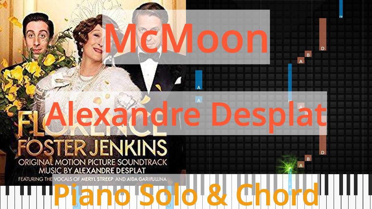 🎹McMoon, Solo & Chord, Alexandre Desplat, Synthesia Piano