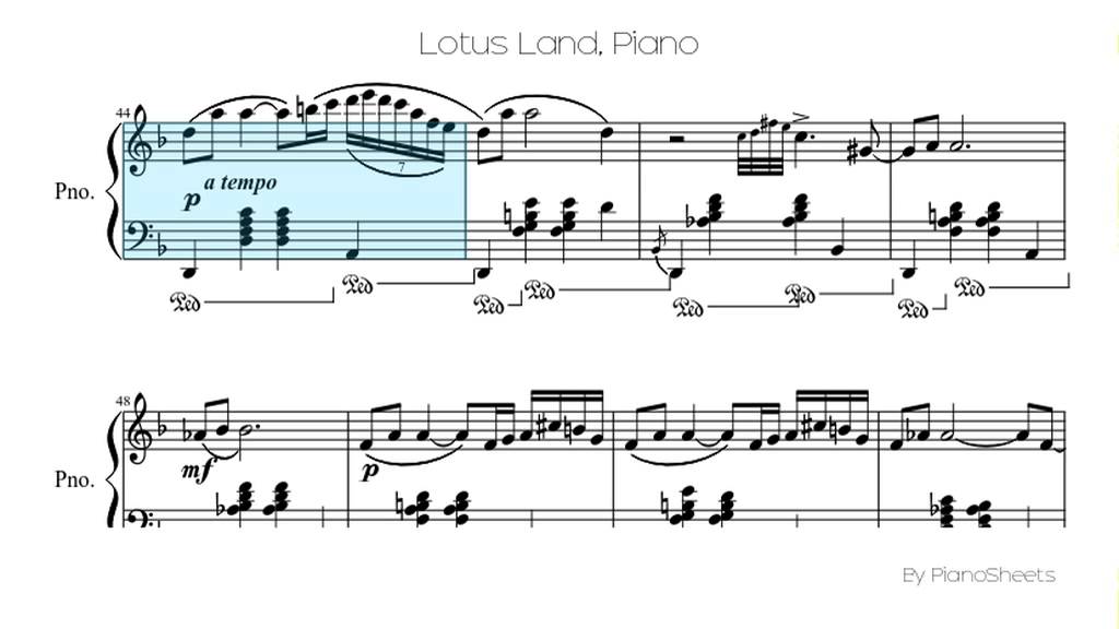 Lotus Land Piano Solo Youtube lotus land piano solo