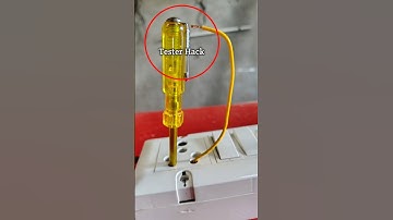tester hack #electrical #tester #electrician #electeric #connection