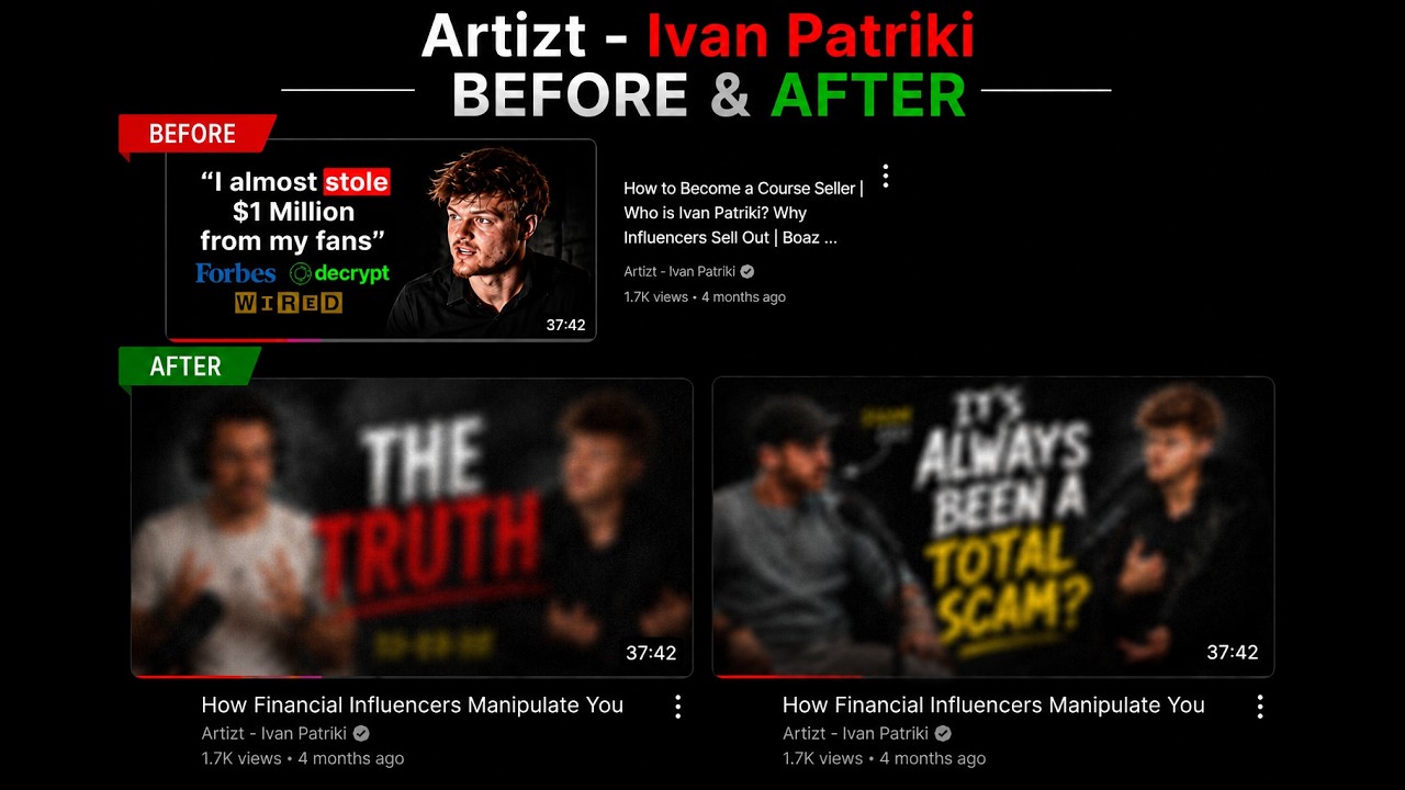 Artizt - Ivan Patriki  Before---After