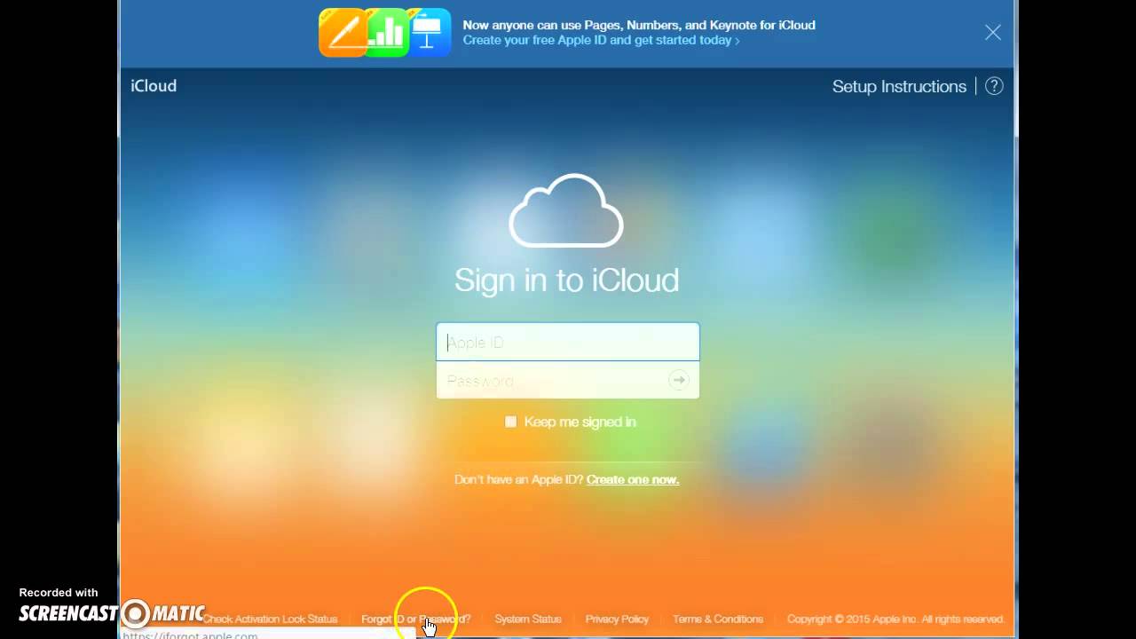 iCloud Login - www.iCloud.com - iCloud Email Login