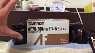 望遠レンズ Tamron Af70 300mm F 4 5 6 Di For Canon 紹介と開封 Youtube 望遠レンズ Tamron Af70 300mm F 4 5 6 Di For Canon 紹介と開封 Youtube
