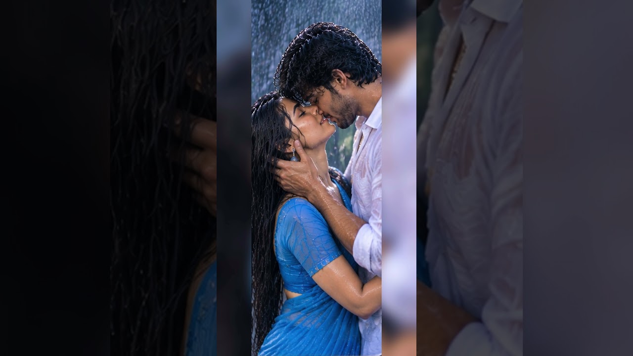Mellaga Karagani ❤️🌧️ Romantic Rain Love Story 😍 | Telugu Love Status #shortsvideo