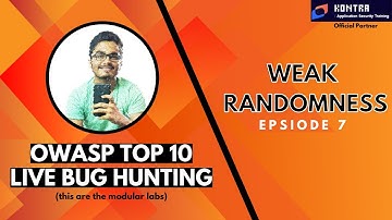 WEAK RANDOMNESS VULNERABILITY | OWASP TOP 1O LIVE BUG HUNTING SERIES | EPISODE #7 | HINDI🔥🔥