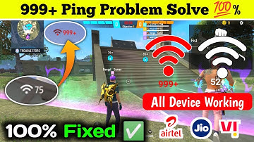 Free Fire 999+ Ping Problem | free fire network problem | free fire high ping problem solve 