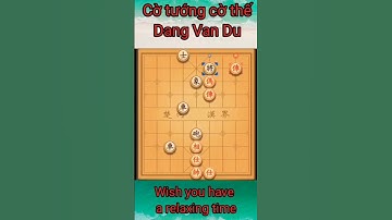 Thế cờ đường phố nhanh 28, cờ tàn thực chiến thường gặp khi giao đấu,xe đối mặt xe