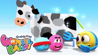 Make DIY Cow with Wonderballs | Best out of Waste Ideas for Kids | Wonderballs Playground