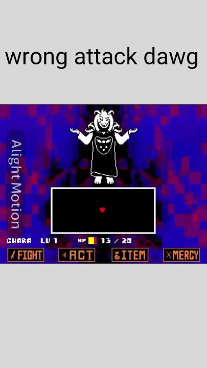 wrong attack dude #undertale #deltarune #asriel #asrieldreemurr #wrong #omegaflowey #floweytheflower