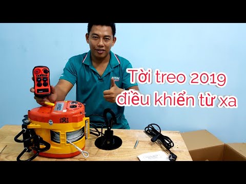 Video Tời treo điều khiển từ xa siêu tiện lợi|Máy Xây Dựng... - youtube