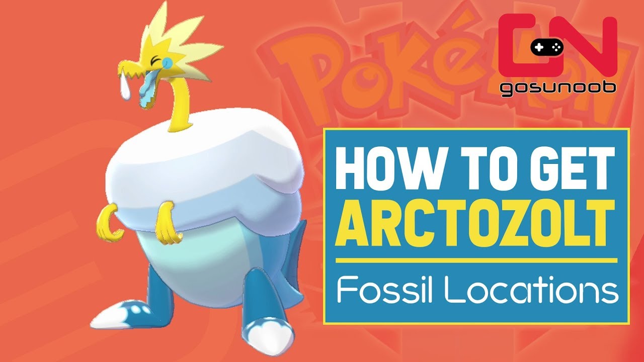 How To Get Arctozolt Fossil Pokemon Fossil Locations Pokemon Sword And Shield