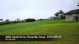 LOT FOR SALE in Princeville, Kauai, Hawaii (NEW PRICE DROP)