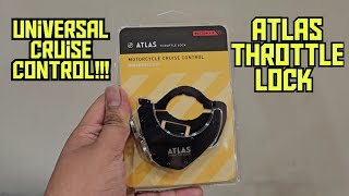 Cruise Control for all motorcycles!!! Atlas Universal Throttle Lock!!