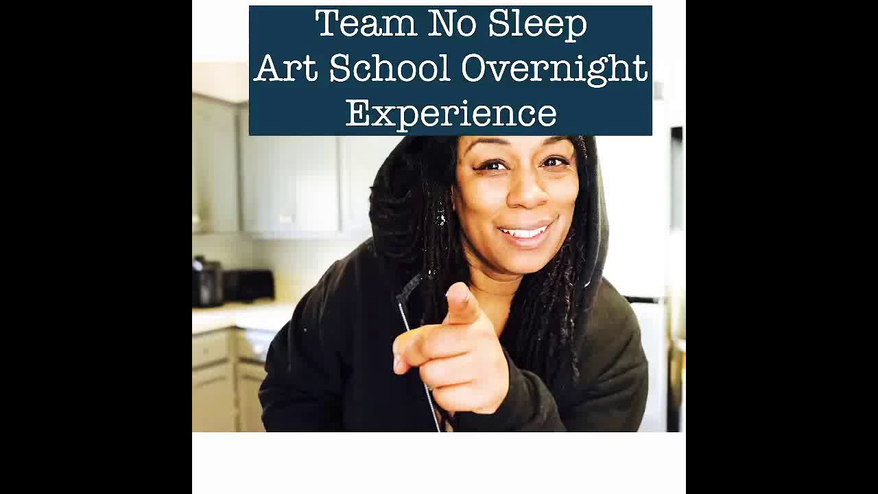 Beginning of Team No Sleep, Art School Overnight Experience