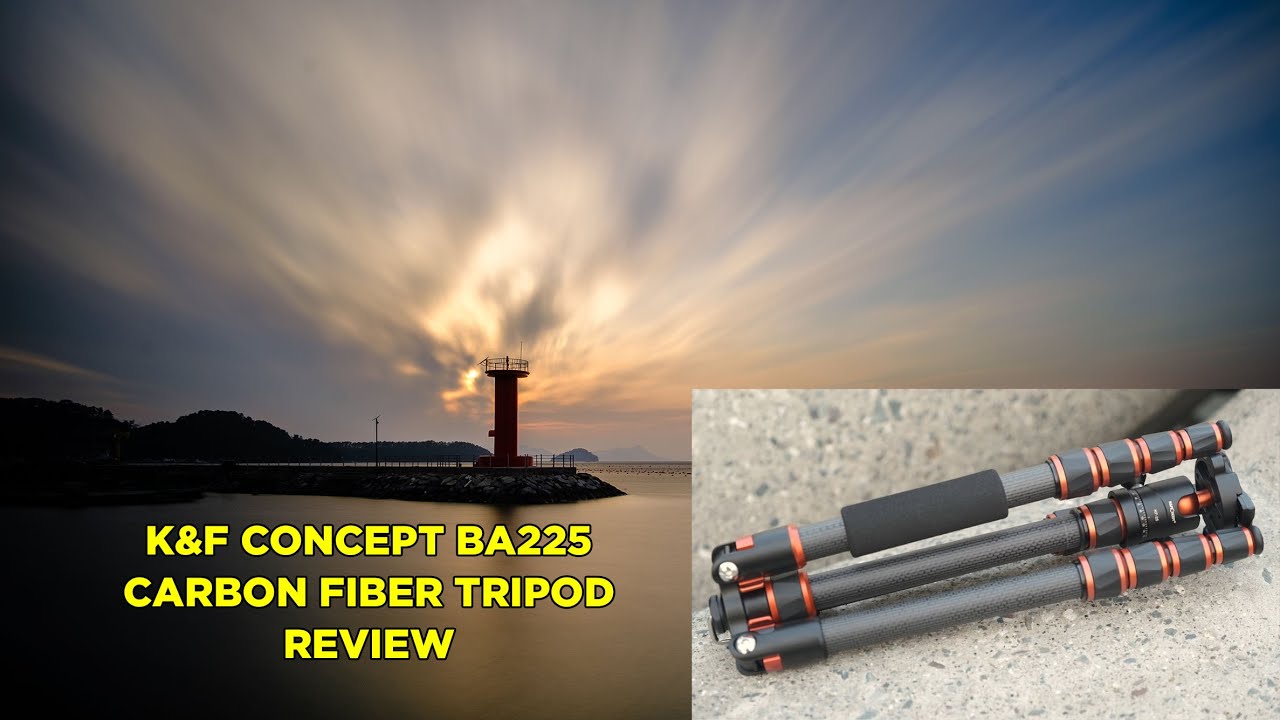 K&F Concept BA225 Carbon Fiber Tripod Review YouTube