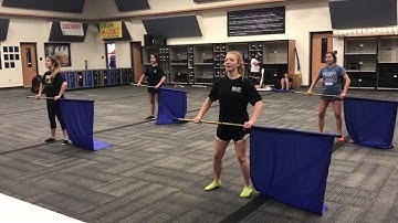 75069 - MHS Guard - Flag Toss Back Hand 45