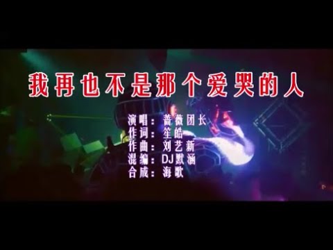 蔷薇团长 《我再也不是那个爱哭的人 （DJ默涵版）》 KTV 导唱字幕 （备有伴奏视频）