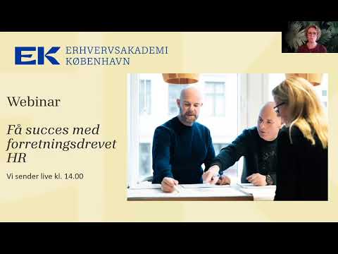 Webinar: Få succes med forretningsdrevet HR