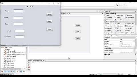 Membuat Aplikasi Kasir sederhana dari Java dengan Netbeans