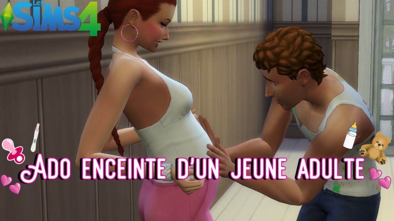 UNE ADO ENCEINTE D'UN JEUNE ADULTE ? (-Tuto Sims 4-) - YouTube