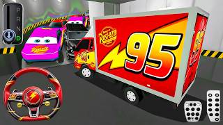 Mini Bus McQueen Parking Challenge | 3D Driving Class - Android GamePlay #14 screenshot 3