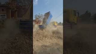 Dump Truck Working, Leng Sophon