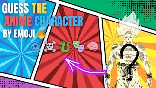 Guess The Anime Character By Emoji! 🔥 (Naruto, One Piece, Dragon Ball Z) || Compilation screenshot 4