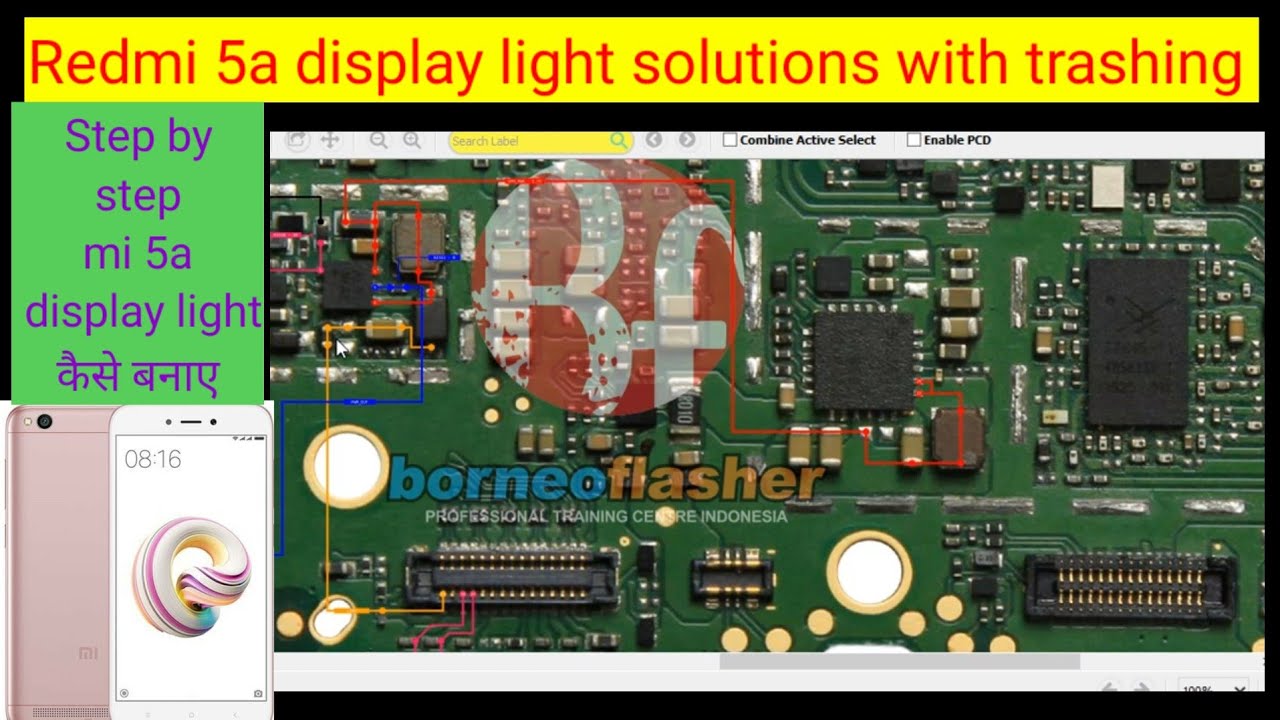 mi 5a display light solutions  xiomi redmi 5a display light problem jumper solutions mi 5a display