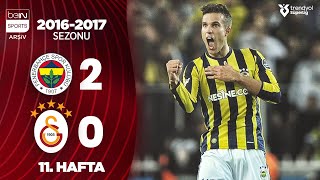 Fenerbahçe (2-0) Galatasaray | MAÇ ÖZETİ | 11. Hafta - 2016/2017