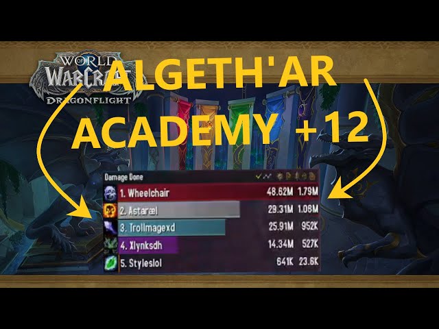 Frost DK +12 Algeth'ar Academy! | Big Damage! class=