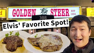 Trying VEGAS' OLDEST STEAKHOUSE! Golden Steer Steakhouse Review screenshot 3