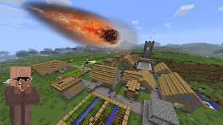 Village Destroyed By Meteor Shower Minecraft Xboxpcps4