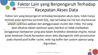 BASIS DATA LANJUT | TEORI 8 | OPTIMASI QUERY