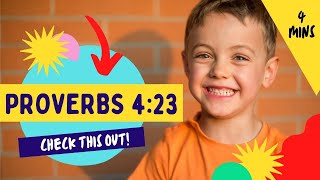 Kids Bible Devotional - Proverbs 4:23 | Guard Your Heart