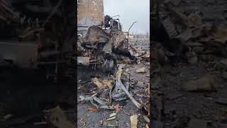 Видео после боя в Украине.П
