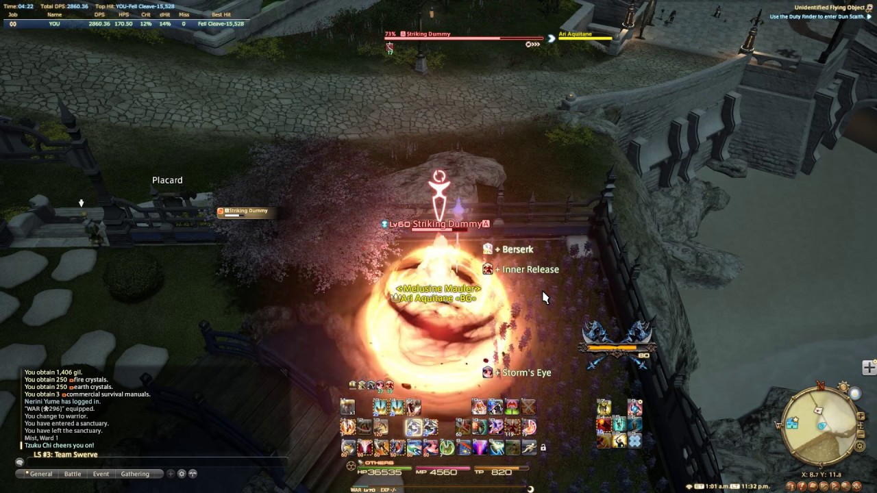 4.0 Warrior Rotation - 4 x Fell Cleave