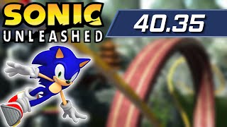 Sonic Unleashed (PS3) - Dragon Road 2 (Day) in 40.35