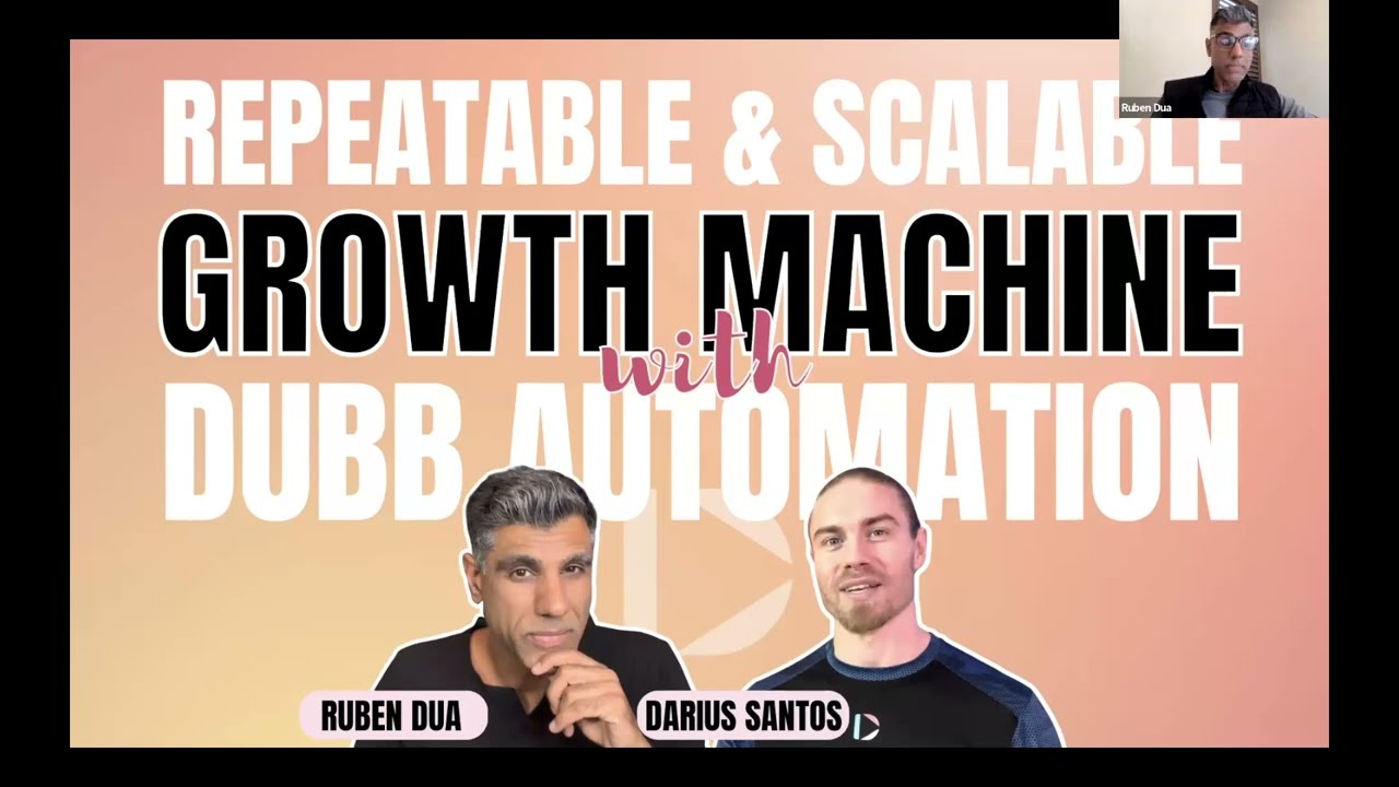 Dubb Masterclass Series: Activating Your Pro Plus Automation for SCALEABLE AND REPEATABLE Growth