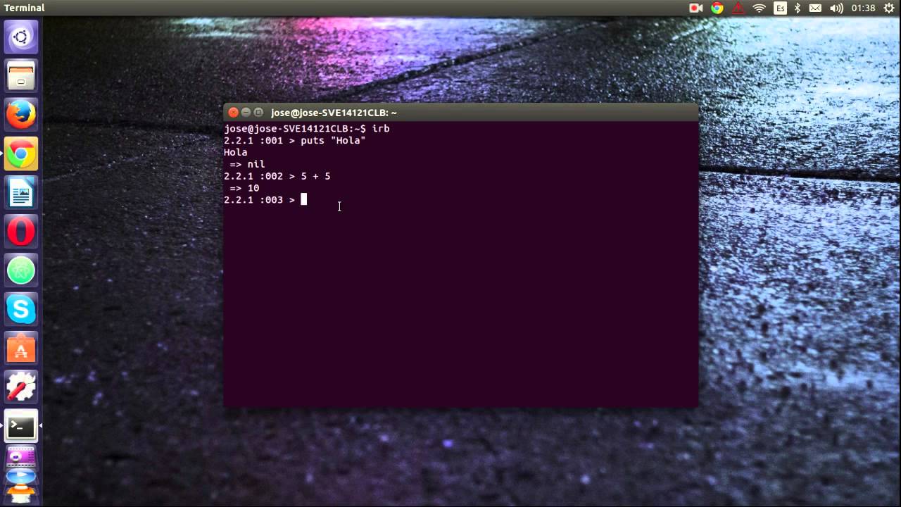 Tutorial de Ruby 2º Parte - IRB, puts vs print, Nil y comentarios ...