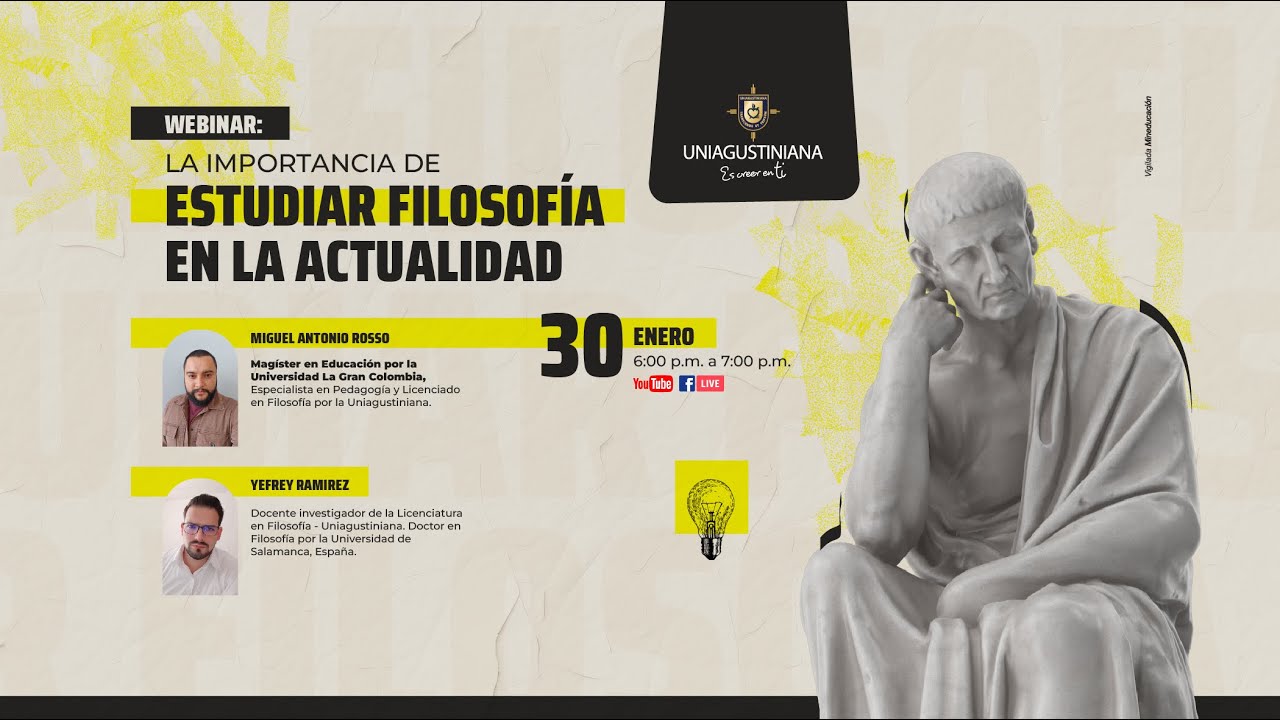 Webinar: La importancia de la Filosofía en la actualidad - YouTube