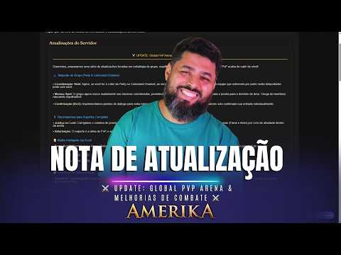 ATUALIZAÇÃO NO Amerika: ⚔️ UPDATE: Global PvP Arena & Melhorias de Combate ⚔️ - Amerika High Five PvP