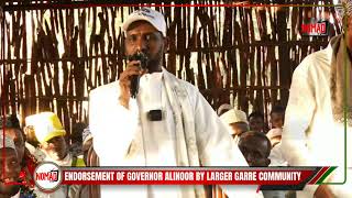 LIVE - Endorsement of H.E ALINOOR FINANCE by the GHARRE COMMUNITY for Governor