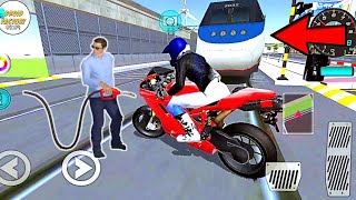 Super BIKE VS Bullet Train Gas station FUN POLICE Aeroplane Driving School- Best Android Gameplay HD screenshot 4