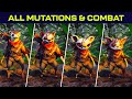 All MUTATIONS and COMBAT CLASSES you can play.